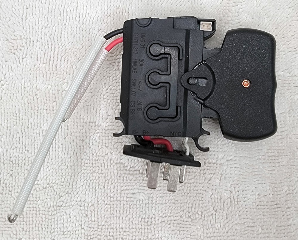 SNAP-ON TOOLS CT761 CORDLESS 14.4V IMPACT GUN REPLACEMENT TRIGGER SWITCH