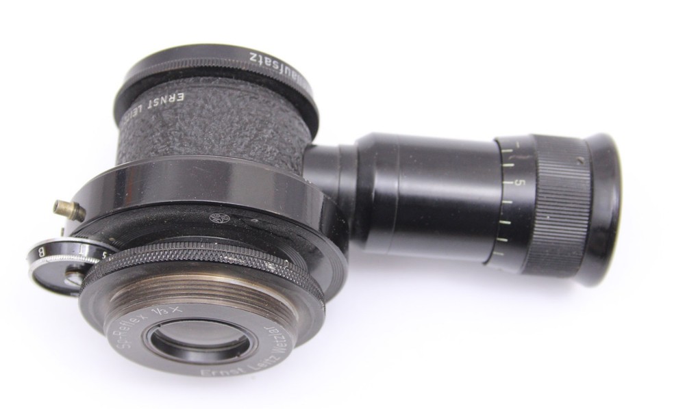 Leitz Sp-Reflex 1/3x Microscope Eyepiece Camera Shutter Assembly