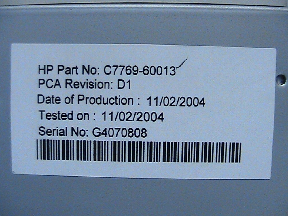 1 USED HP DESIGNJET ELECTRONICS MODULE C7769-60013