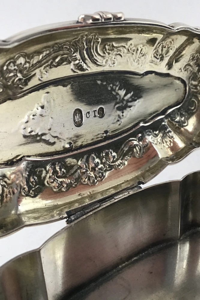 A Michelsen Silver (Snuff) Tin 1897
