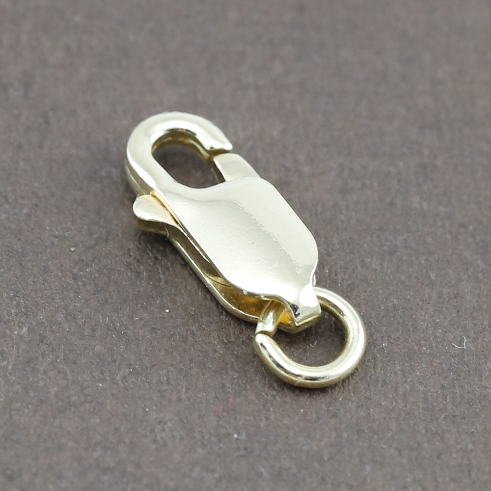 Genuine 9CT Solid Yellow Gold Parrot Clasp 8mm Italy Made