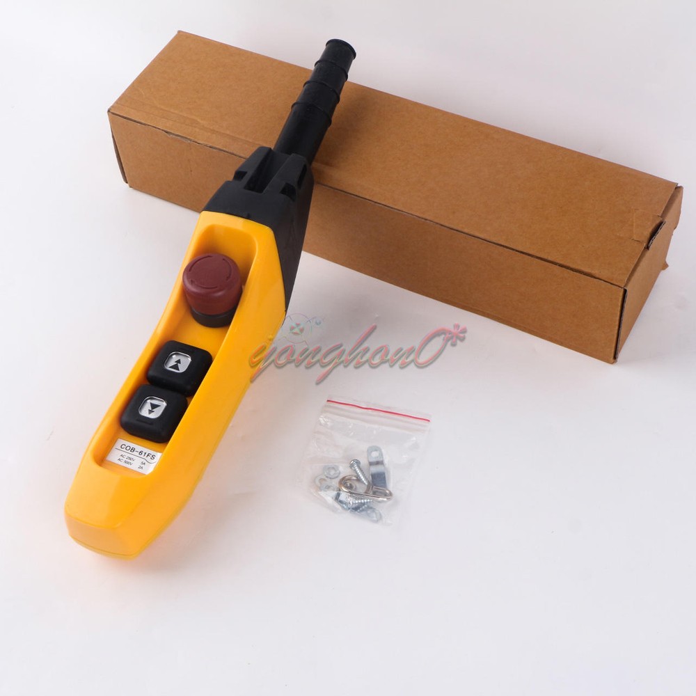 NEW COB-61FS COB Crane Hoist Control Button switch double speed