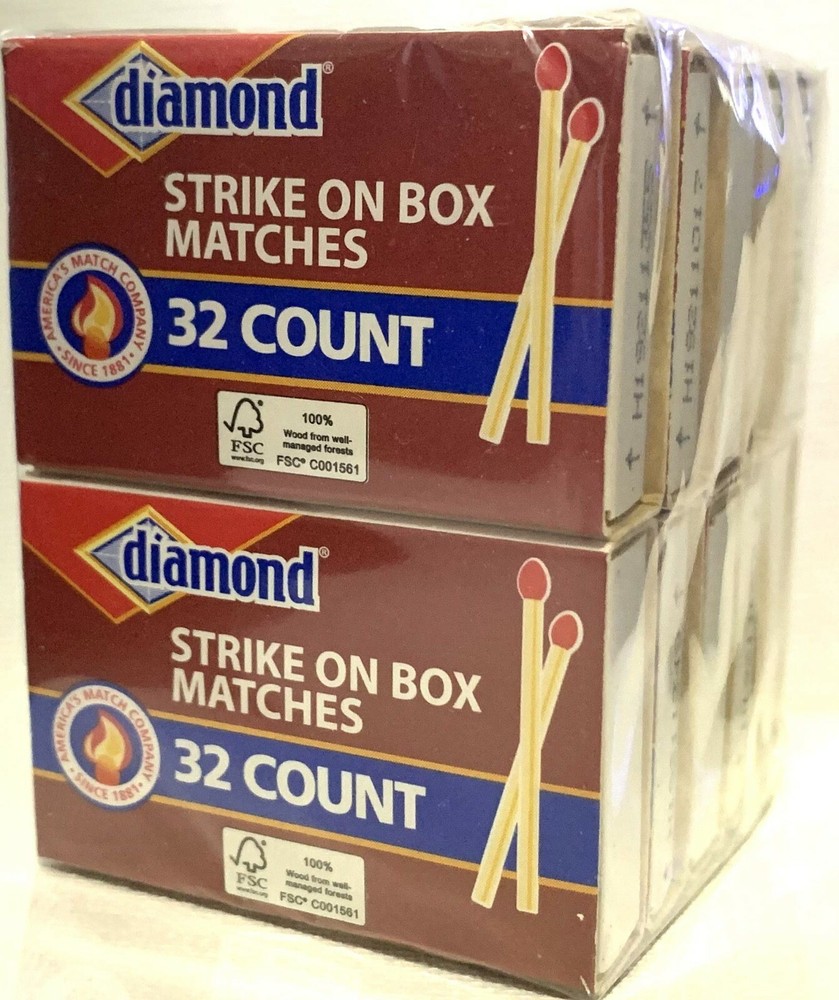 10-Pack boxes of 32 matches