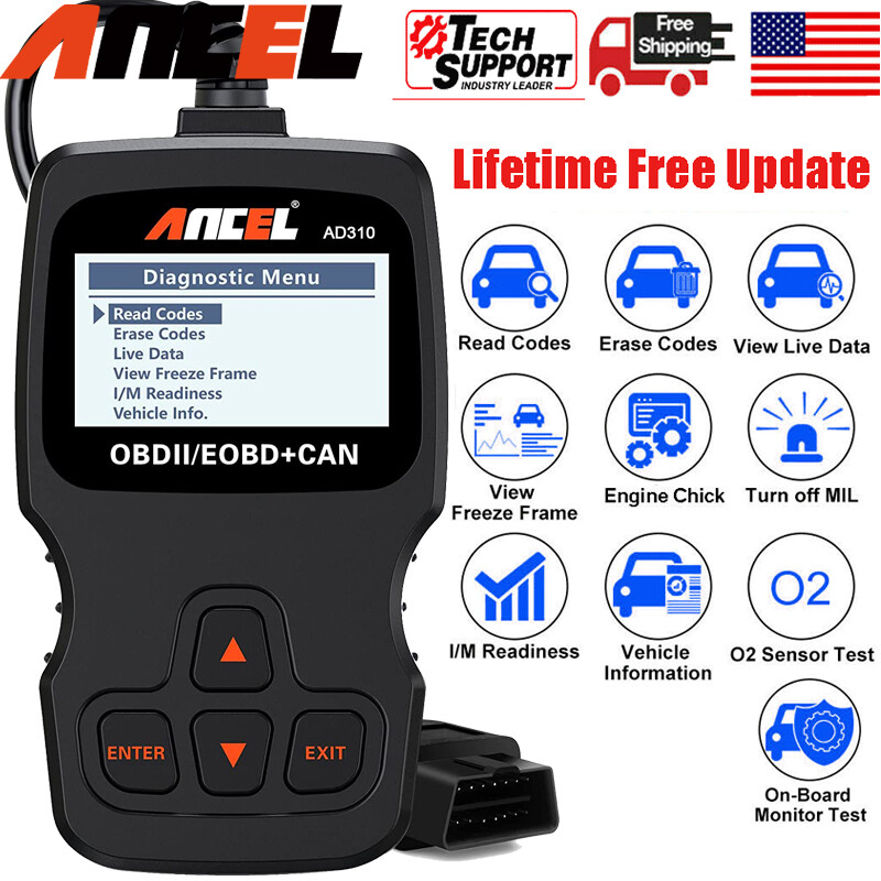 Ancel AD310 Car OBD2 Scanner Code Reader Auto Diagnostic Scan Tool Check Engine