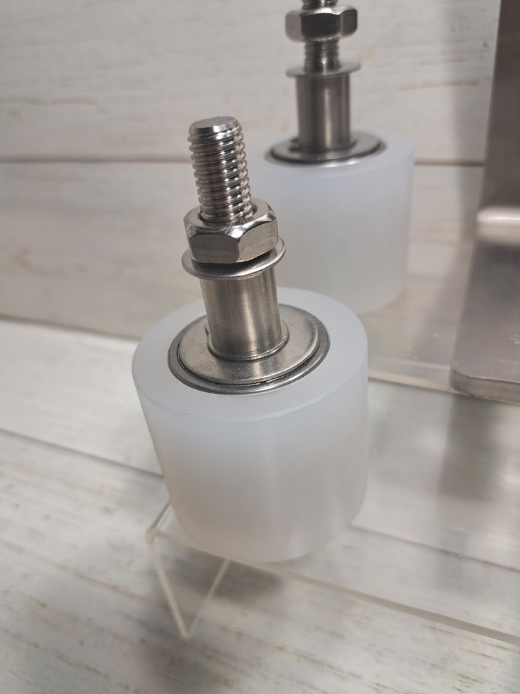 Gate Roller Guide Adjustable Sliding Gate Nylon Roller 1 5/8'' with L Shaped