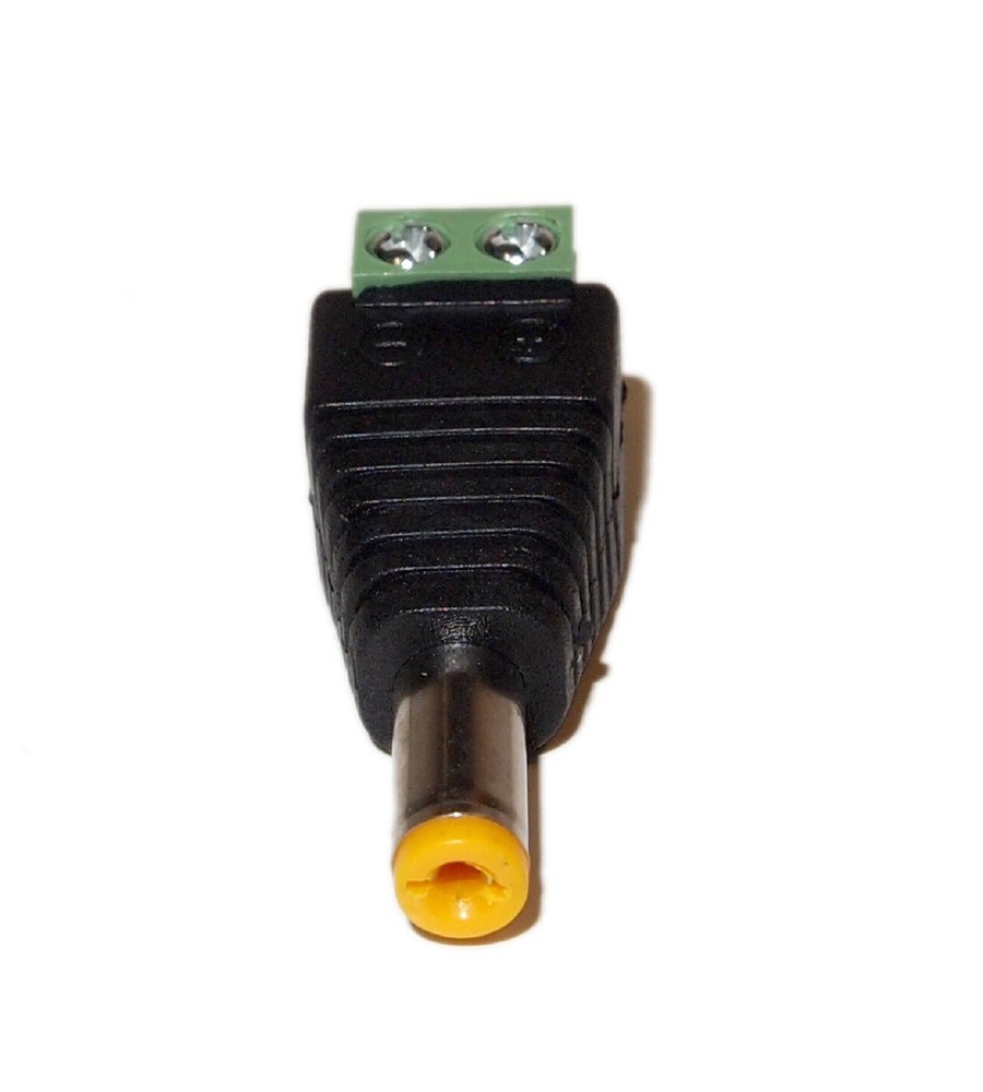 40 pcs DC Male Power Connector for CCTV Security Camera system