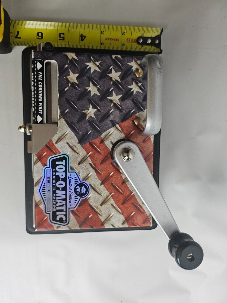 top-o-matic cigarette rolling machine - bi-centennial model