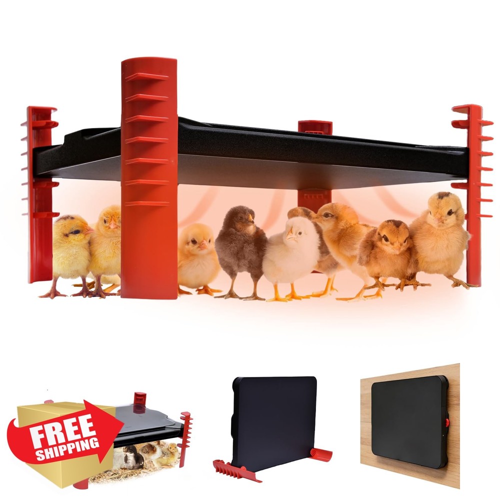 Smart Chicken Brooder Heater Plate 25 Chicks 150W Adjustable Temp