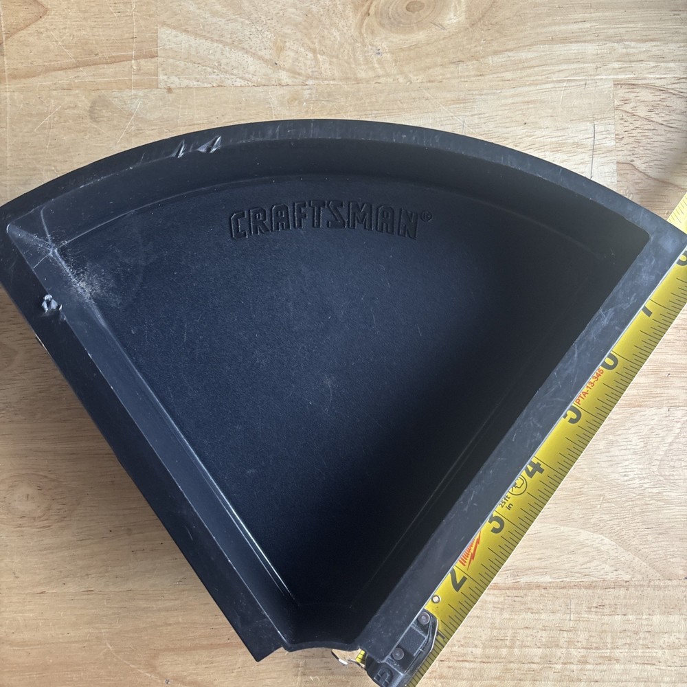 Craftsman Triangular Pie Shaped Magnetic Tray Bin Tool Box Organizer Black READ!