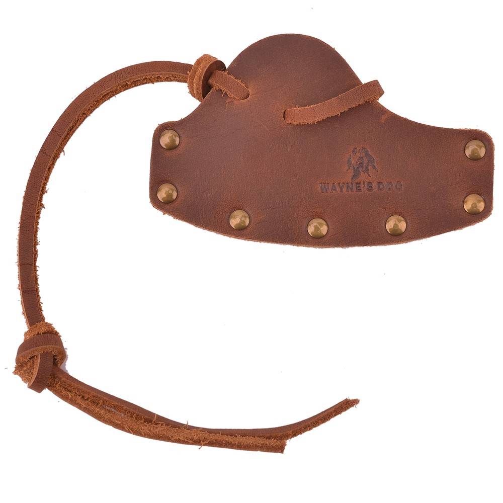 Cowhide Leather Axe Blade Sheath Protector Axe Head Cover Hatchet Holster