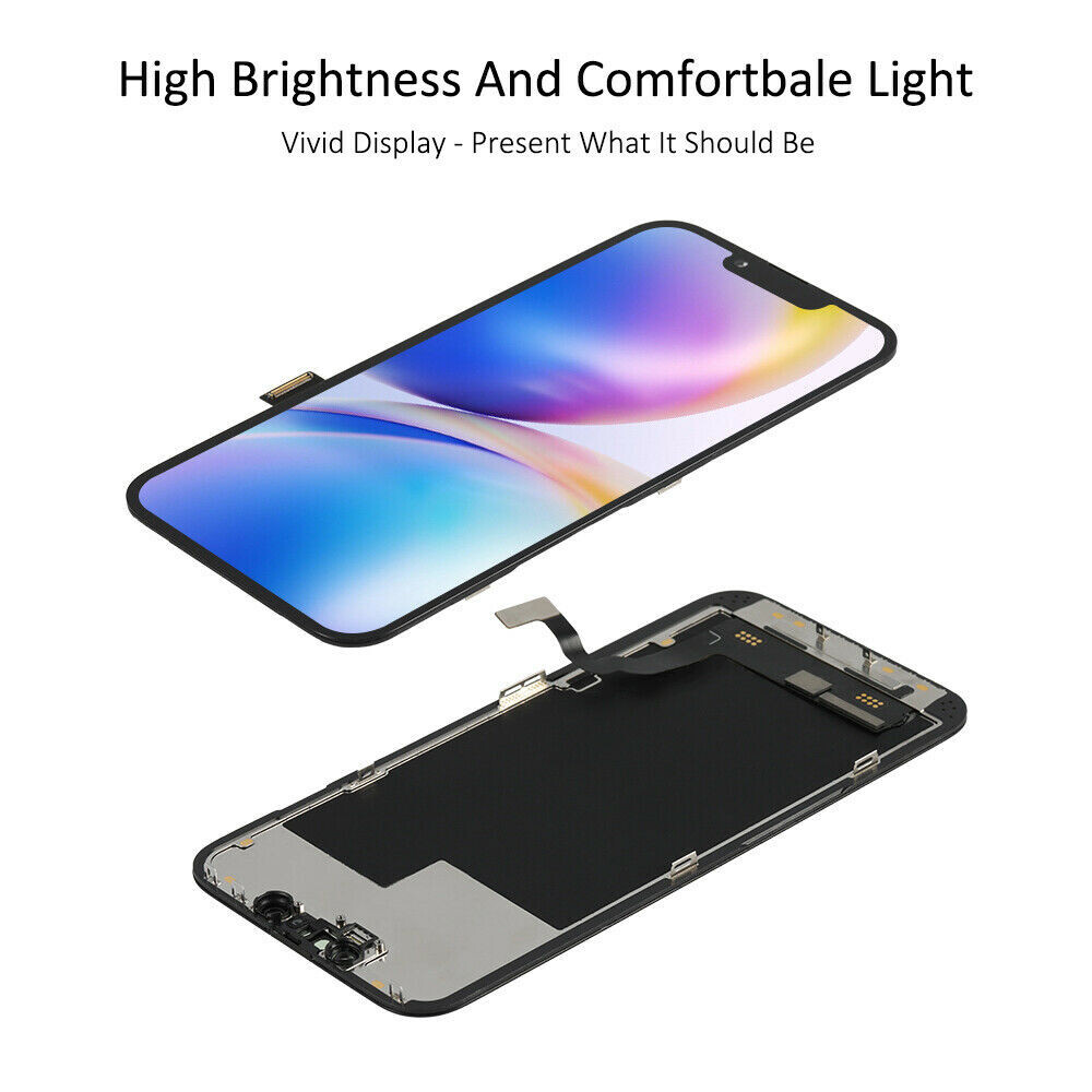 Hard OLED Display Touch Screen Digitizer Assembly Replacement for iPhone 13 6.1"