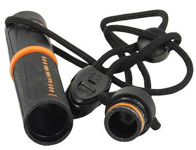 FLINTSTRIKER FIRE STARTER EMERGENCY FLINT STRIKER SURVIVAL TOOL with COMPASS