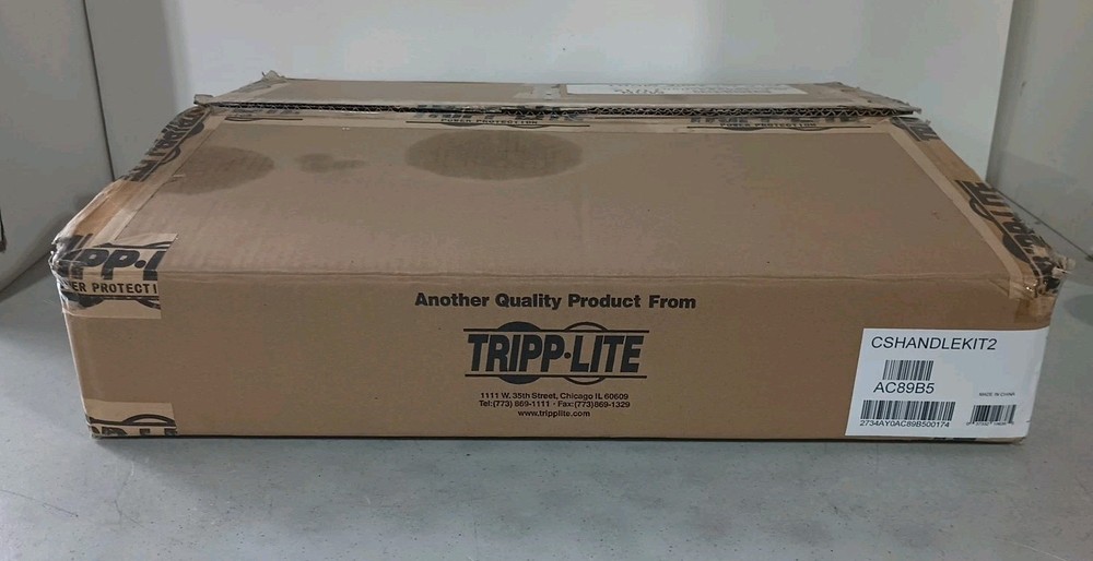 Tripp Lite series Mobile Cart Conversion Kit with Handle, Casters CSHANDLEKIT2