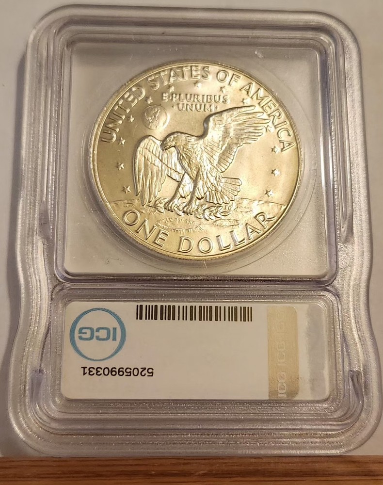 1971-1976 S Eisenhower Silver Dollar Set -ICG MS67+ MS68 - 5 *CONSECUTIVE*
