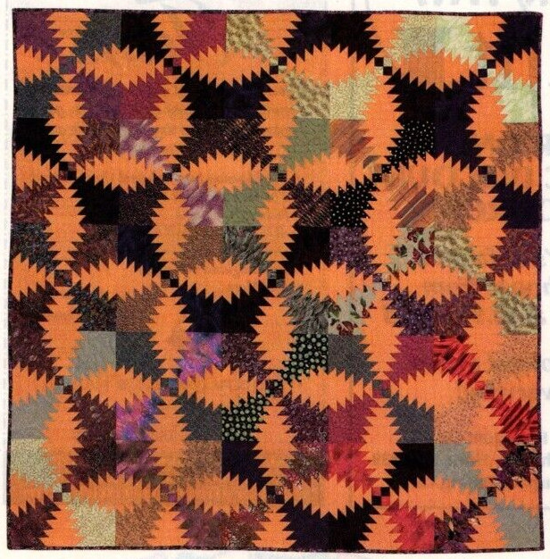Persimmon Plate Quilt Pattern Pieced CK