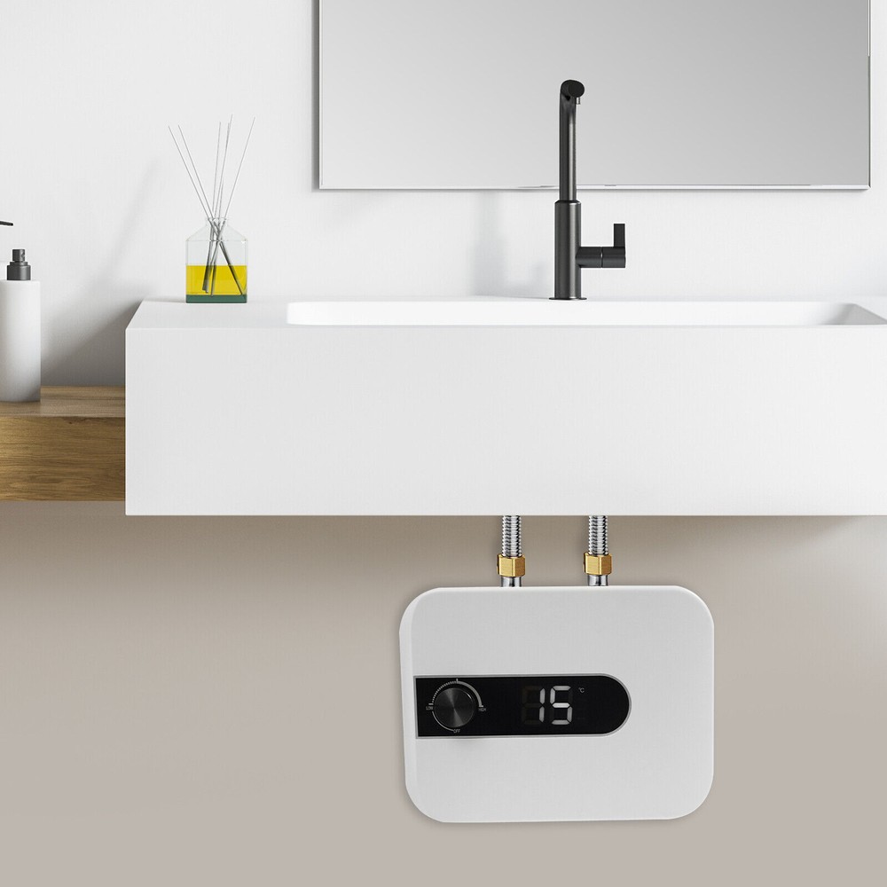 Mini Electric Water Heater 6L with Adjustable Temperature & Compact Design