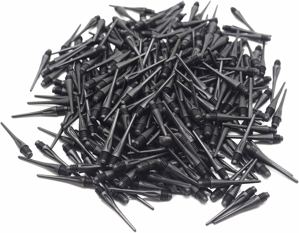 High-Quality 300 Pack Soft Dart Tips - 2BA Compatible for Easy Replacement