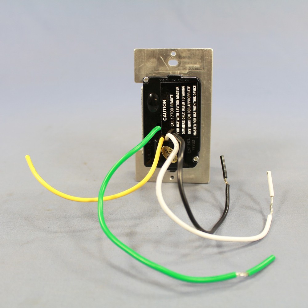Leviton 17700-E Black Scene Selector MicroDimmer Controller Switches 5-Key 10pcs