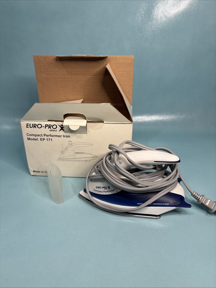 Euro-Pro X EP171 Mini Compact Performer Iron 800w -