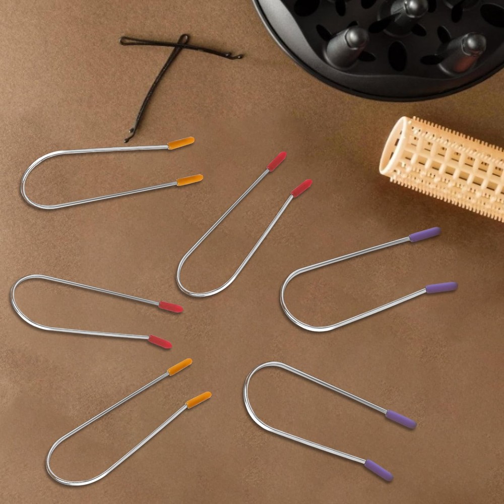 24 Pack Hot Curler Clips Replacement Kit for Electric Rollers Securing Pins...