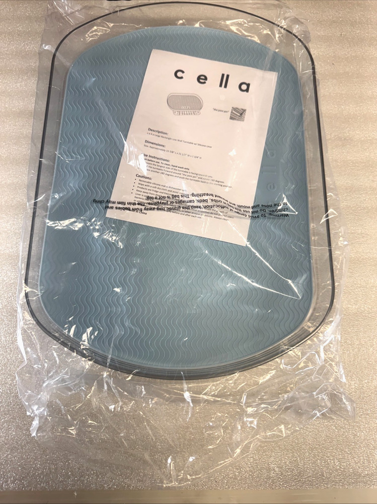 Cella Large Rectangle Organizer w/ Silicone Liner