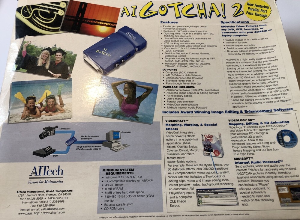 AI GOTCHA 2 - video capture device stand alone