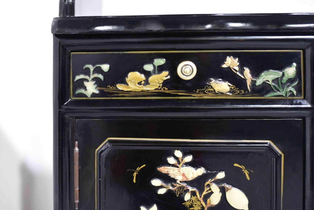 Mid Century Chinoiserie Sideboard Media Unit