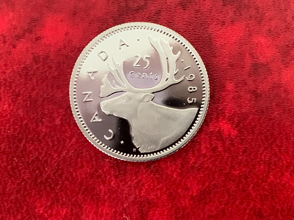 Canada 25 Cent 1985 Proof Coin-Uncirculated
