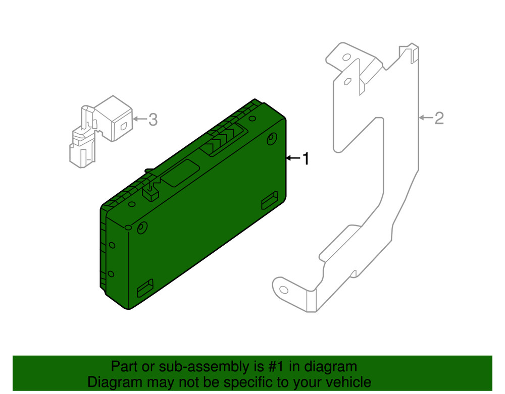 Genuine GM Mobile Telephone Control Module 19317254