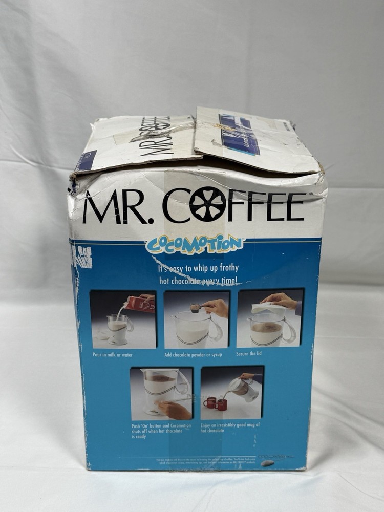 Mr. Coffee Cocomotion HC4 Automatic Hot Chocolate Maker 4 Cup CLEAN - TESTED