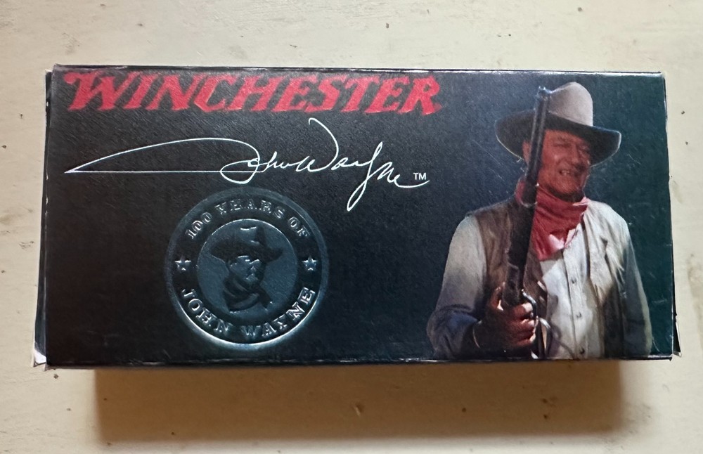 John Wayne 30-30 Ammo Box + Decal