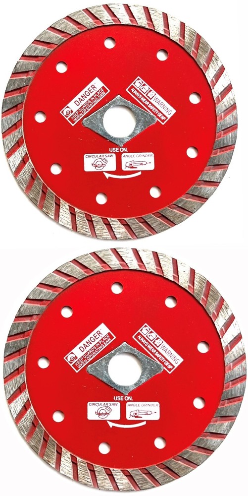 4.5" (2pk) CUT CONCRETE/GRANITE/STONE/BRICK/BLOCK/PAVER/ASPHALT DIAMOND BLADE