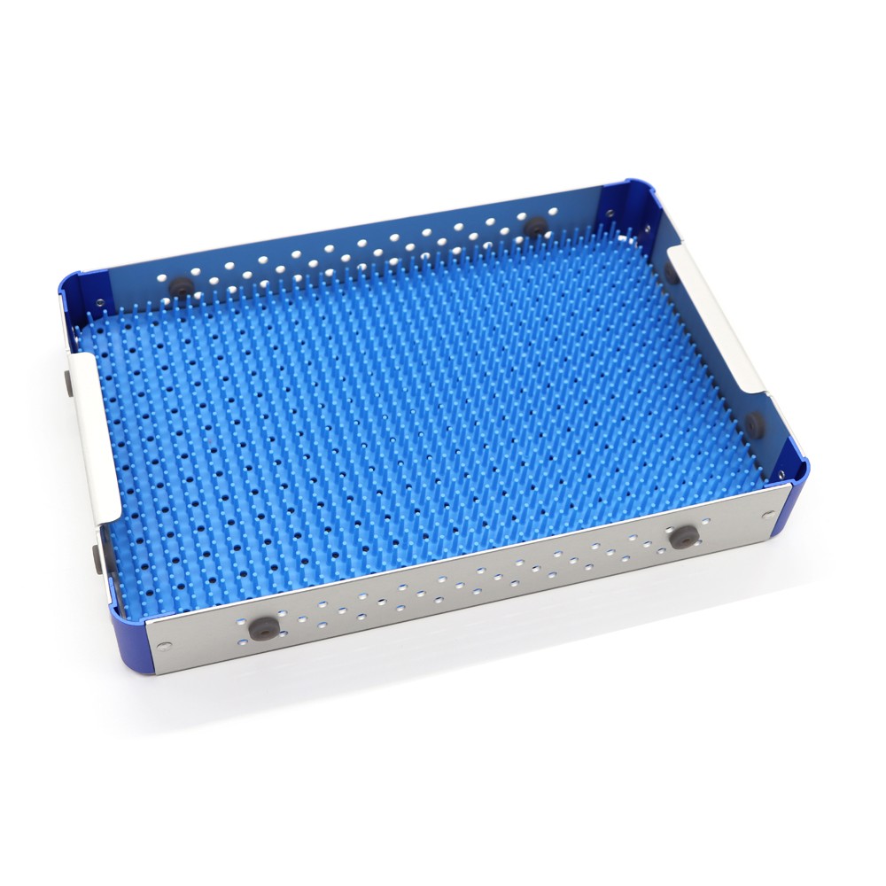 Extra Long Sterilization Tray Double Layer 600x250x100mm Fits Scissors, Forceps