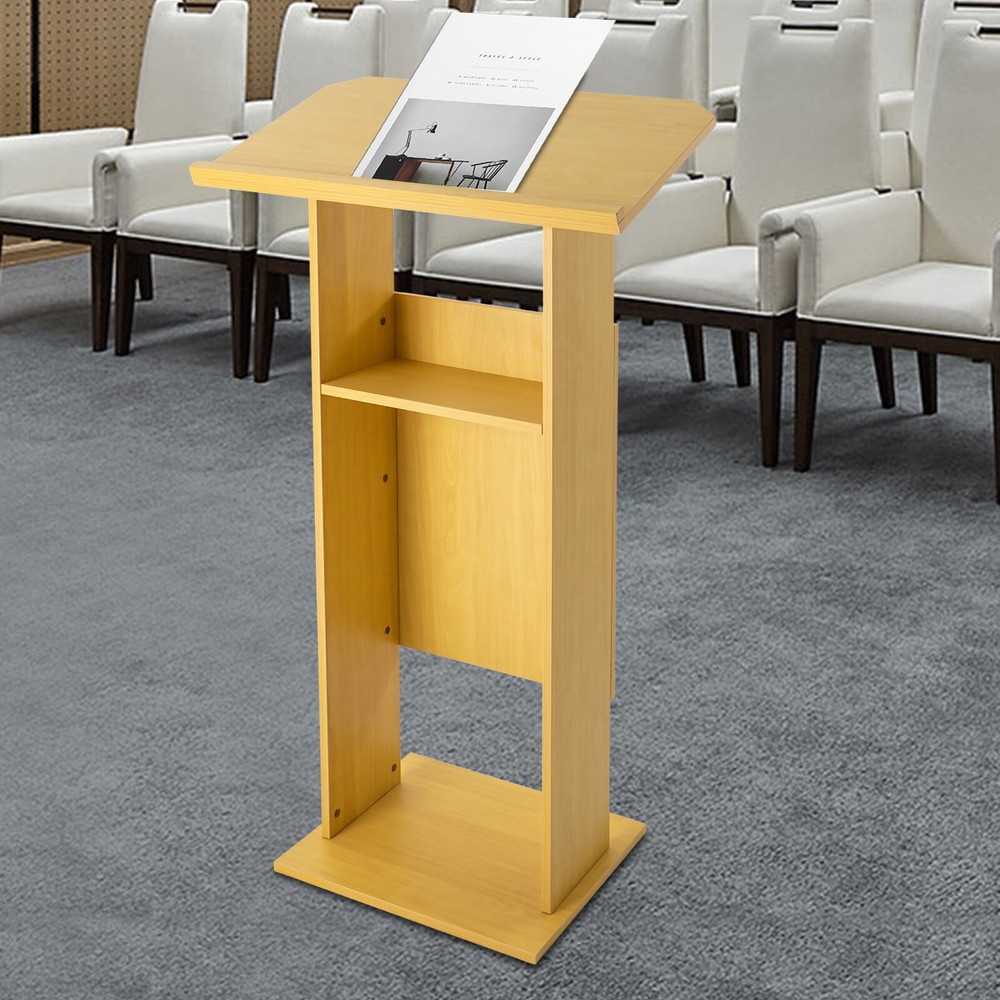 47.7" Conference Presentation Stand with Wheels - Sturdy & Versatile