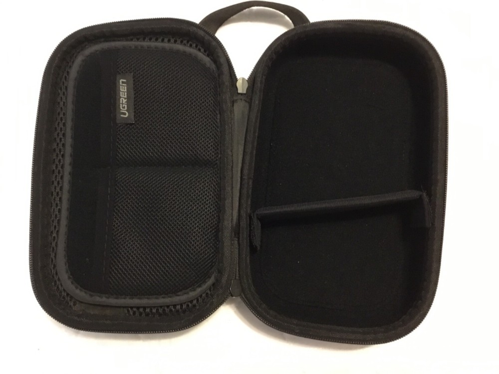 UGREEN Electronics Travel Organizer Hard Case, Double Layer Cord Organizer Bag