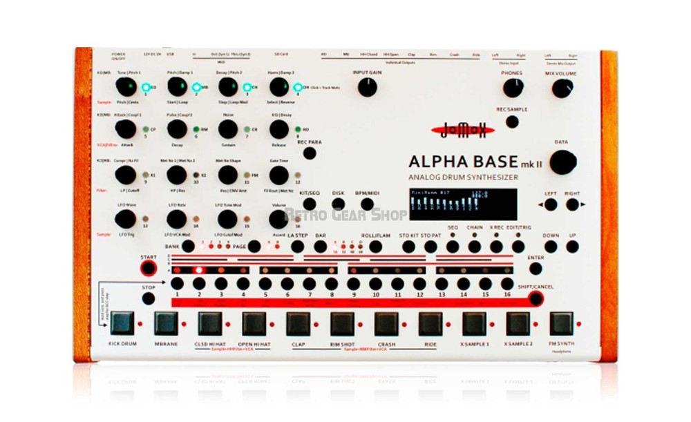 Jomox Alpha Base Mk II Analog Drum Synthesizer Sequencer Preorder