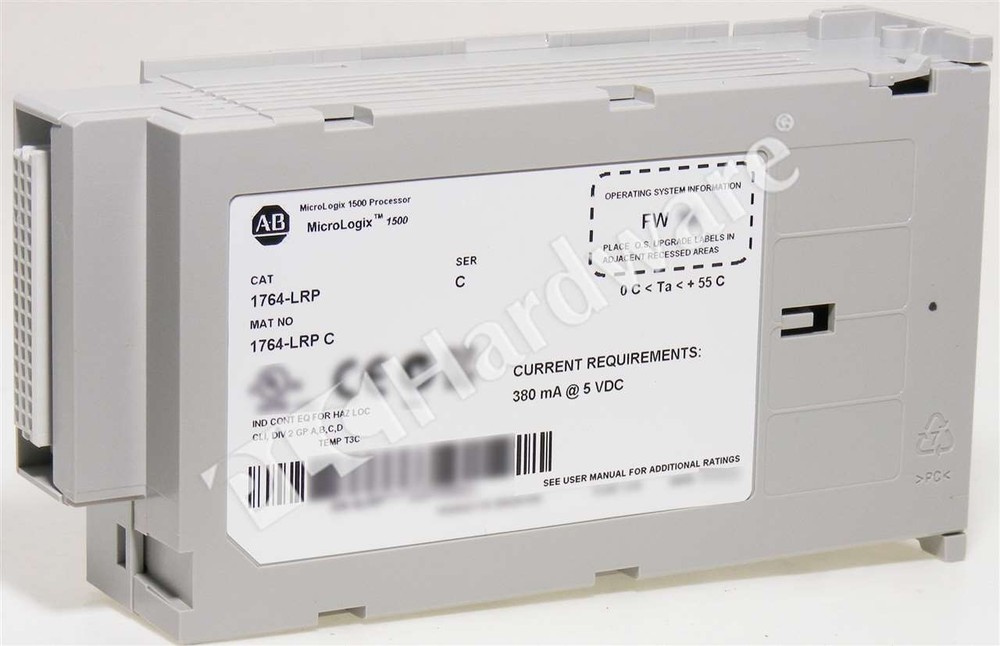 Open Pre-owned Allen Bradley 1764-LRP Ser C MicroLogix 1500 Enhanced Controller