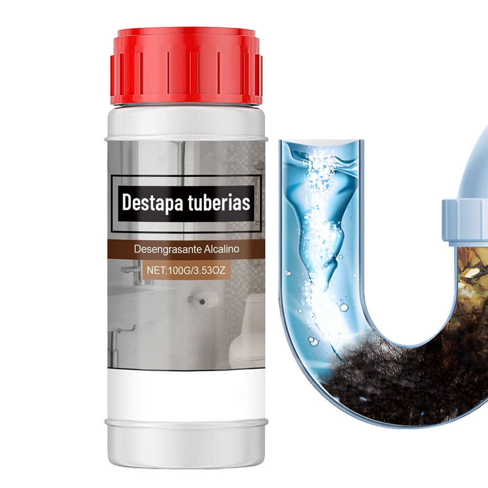 Bathroom Drain Cleaner Rapid Dissolving Solution Sink Pipe Unclogging Agent