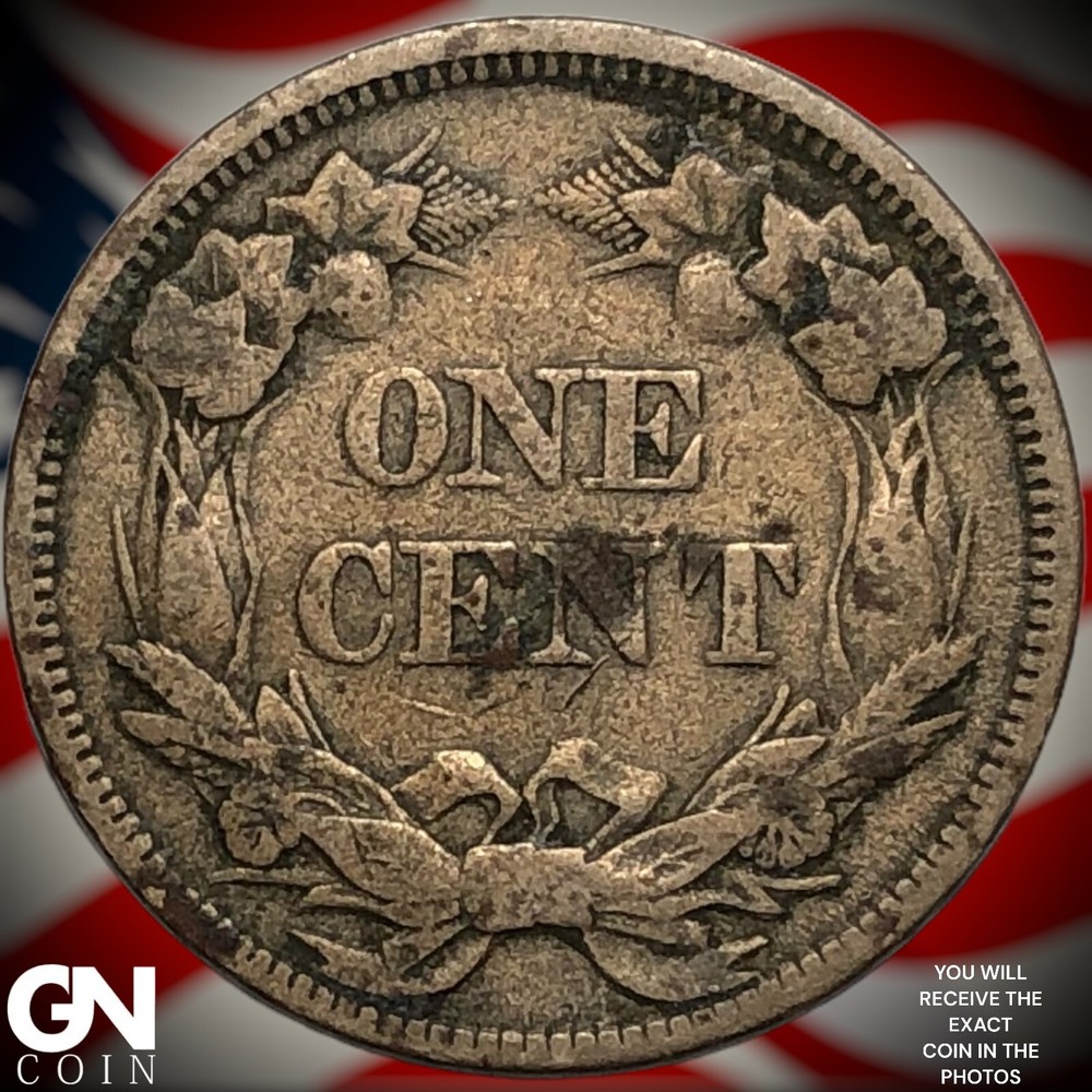 1858 Flying Eagle Cent Penny Y4054