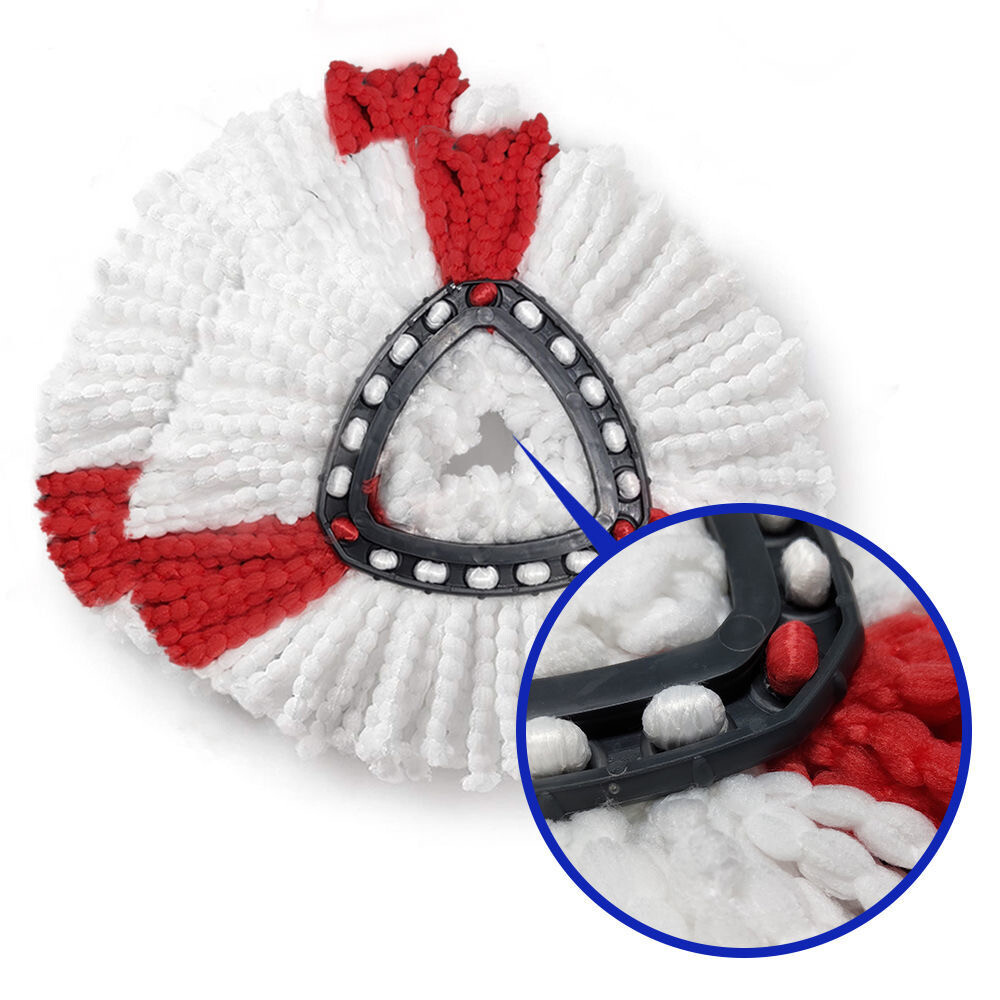 Replacement Microfiber Mop Head Easy Clean Wring Refill For O-Cedar Spin Mop