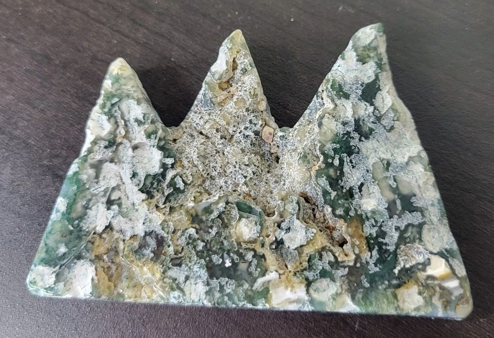 Moss Agate Mountain Carving