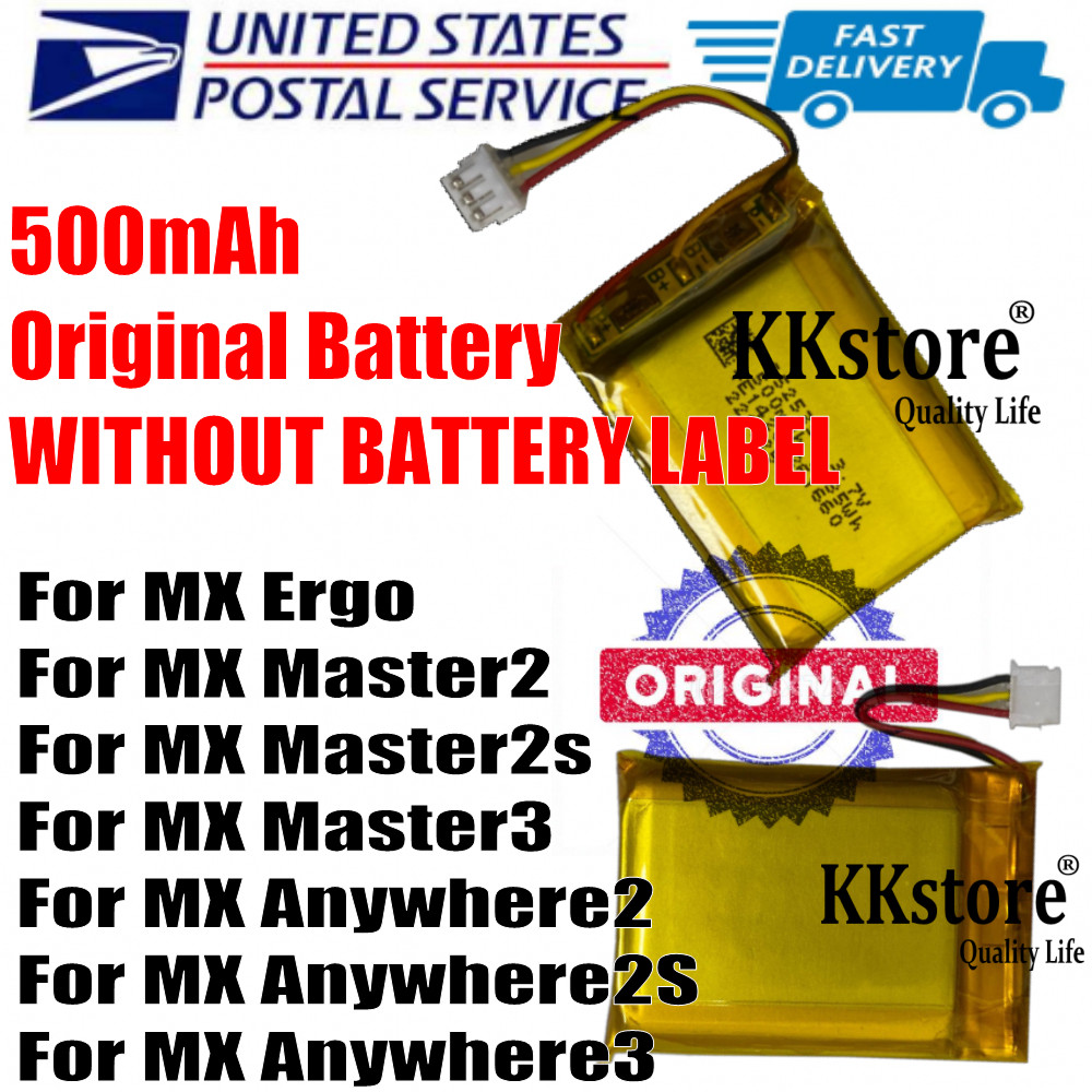 Original Battery For Logitech MX Ergo,Anywhere2,Master 2,Master 2s,Master3 Mouse