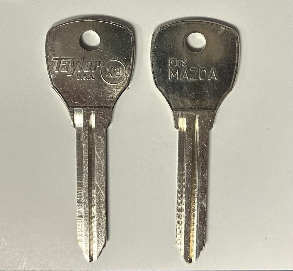 Taylor X3 Mazda Key Blank uncut (1 Pc)