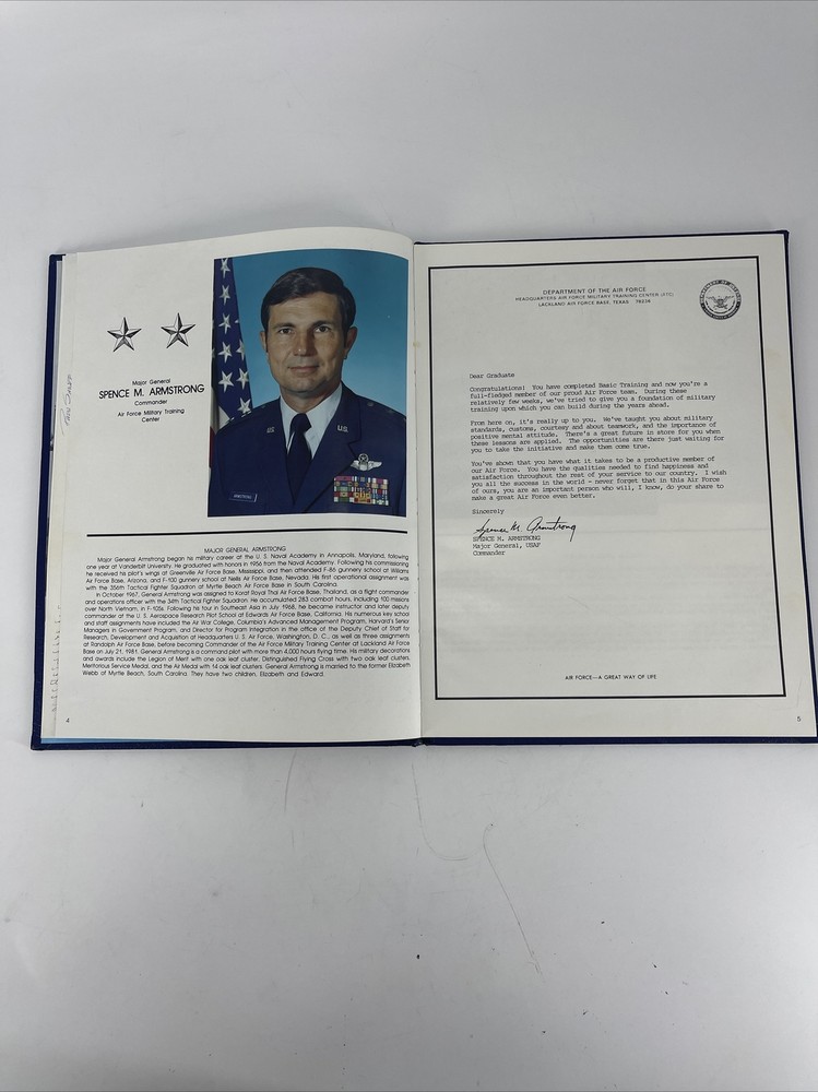 Lackland Air Force Base 1983 Squadron 3708 Flight 453 Basic Training Yearbook