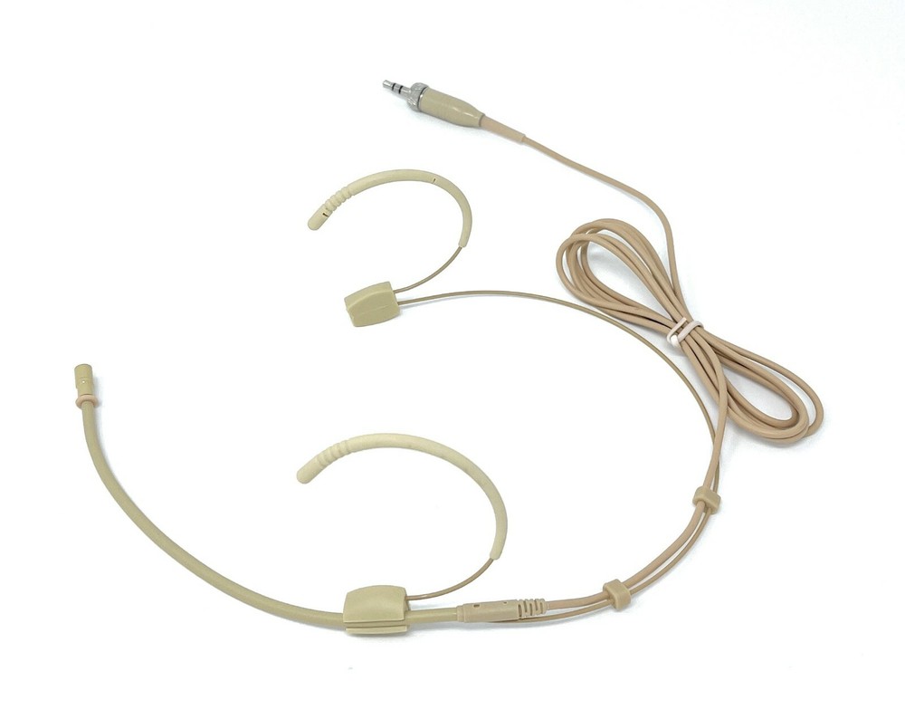 Double Earhook Headset Omnidirectional Microphone for Sennheiser Transmitters