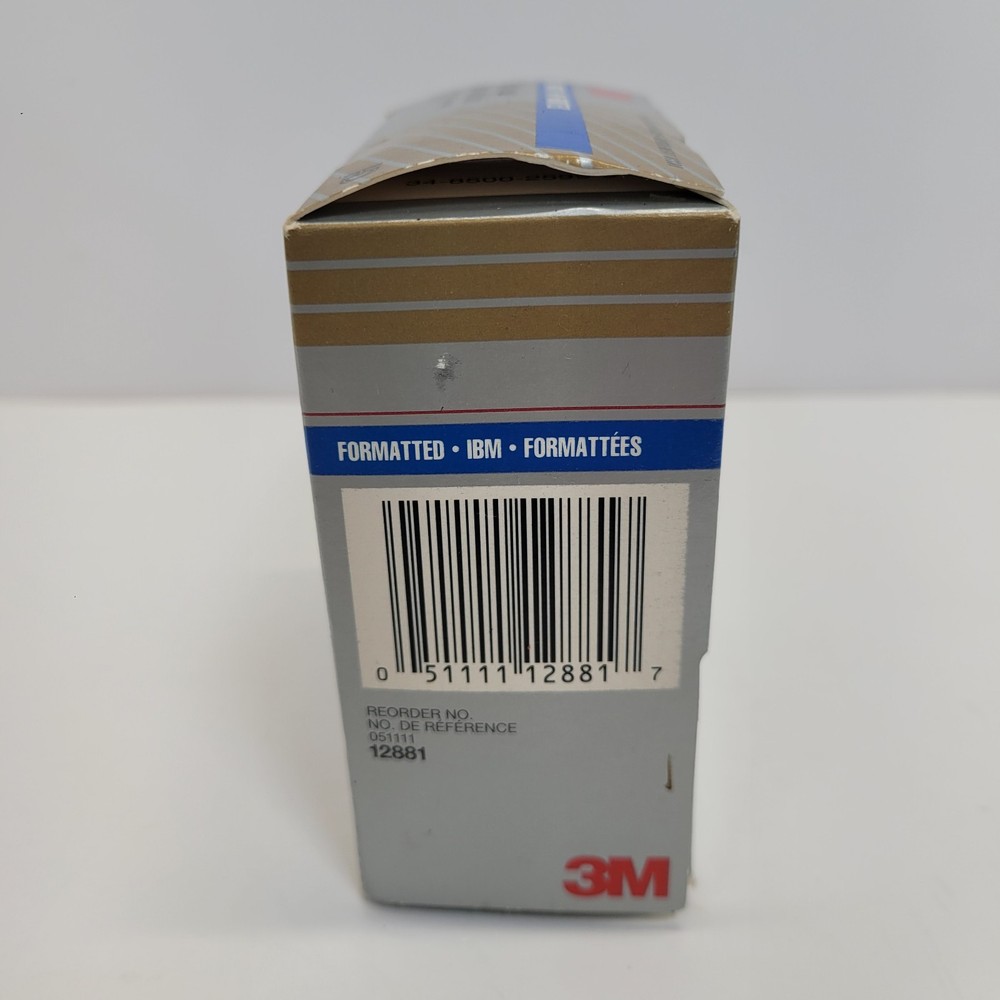 6 3M 3.5" DS HD Diskettes Open Box Unused