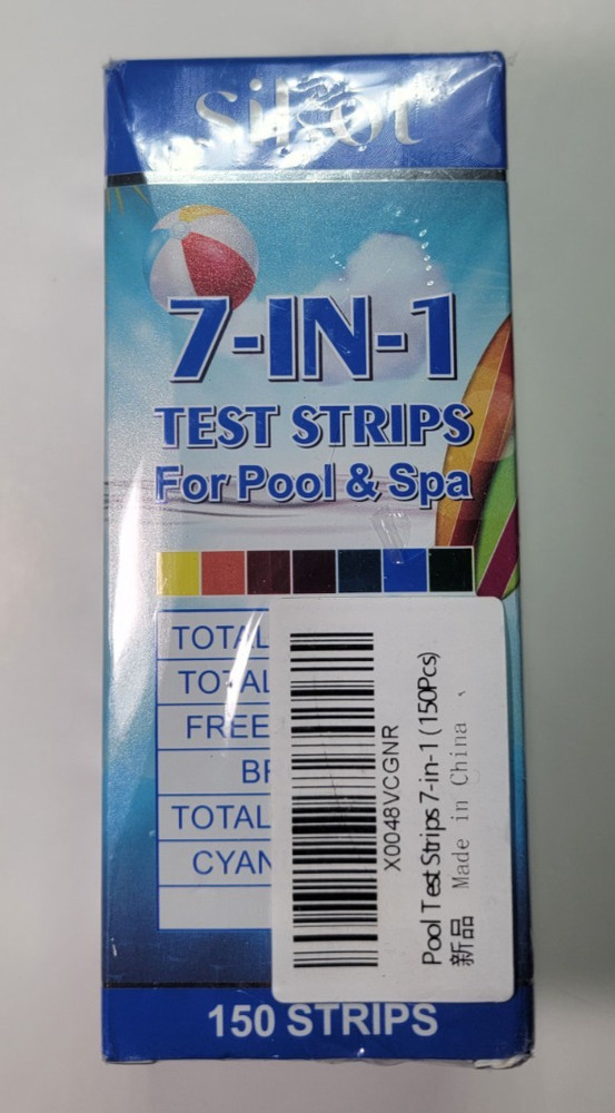 7 in 1 Test Strips for Pool & Spa - 150 Strips