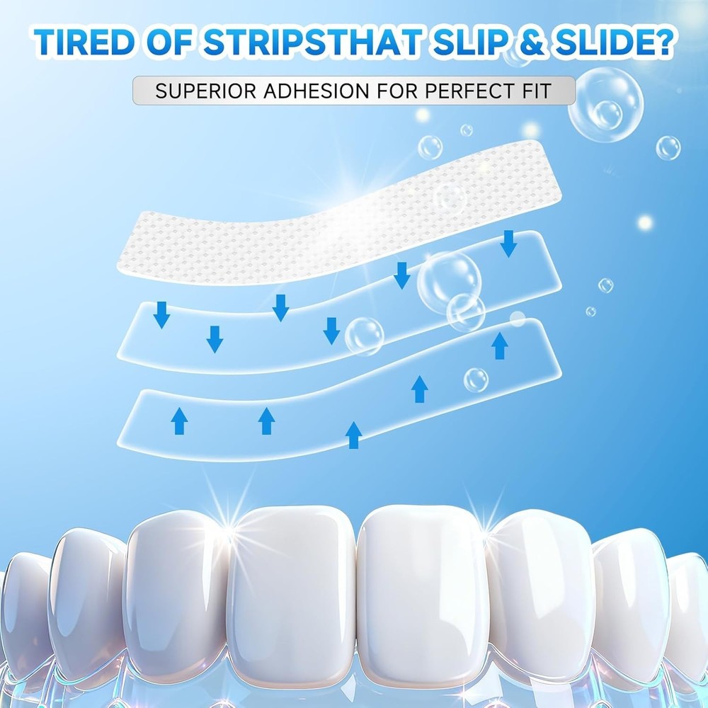 42 Teeth Whitening Strips,Safe&Deep Stains Removal ,Technology for Whiter Teeth
