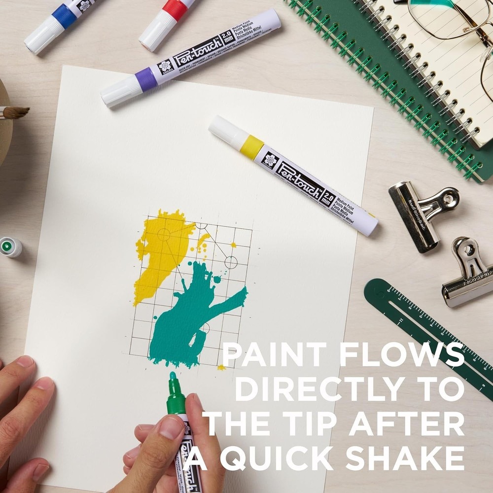 Sakura Pen-Touch Permanent Marker pen GREEN 2.0mm Medium Point