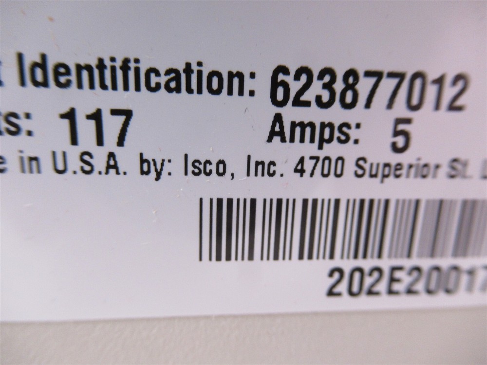 ISCO 623877012 Liquid Chromatography Power Control Unit 202E20017